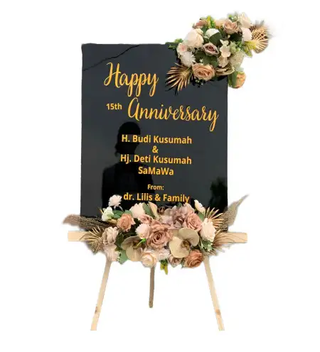 Papan Bunga Akrilik Ledoktempuro