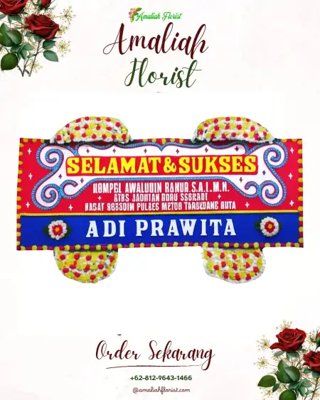 Papan Bunga Ucapan Selamat Ledoktempuro